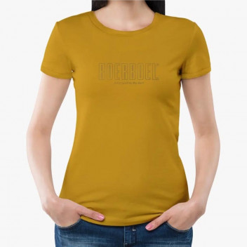 BOERBOEL MUSTARD MEDIUM LADIES T-SHIRT