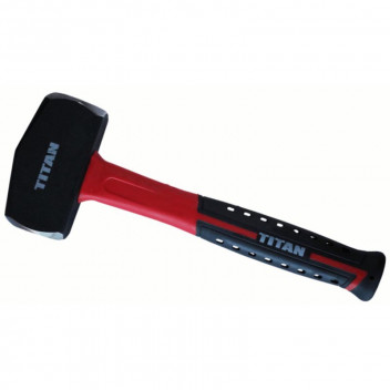 TITAN HARDWARE CLUB HAMMER 4LB ALL STEEL RED/BLACK