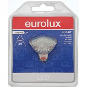 EUROLUX LED BULB WHITE MR-26 3W 12V