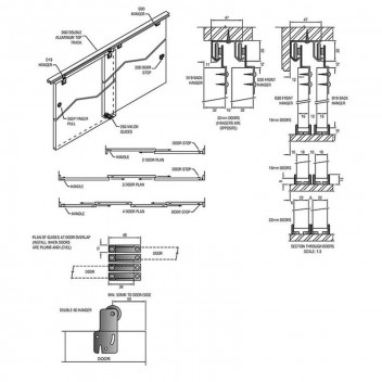 HILLALDAM TOP HUNG SLIDING SYSTEM 6D 1800MM