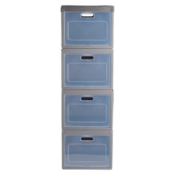 4 DRAWER STORAGE UNIT 30X35X100CM
