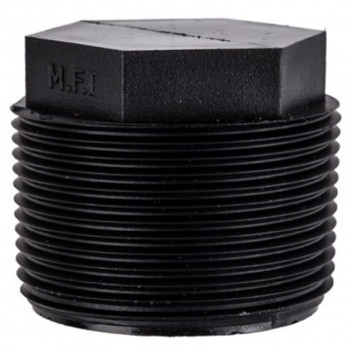 INSERT PLUG BSP NYLON BLACK 20MM