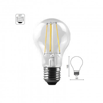 OLITE LED FILAMENT BULB E27 A60 DIMMABLE TRAN 8W