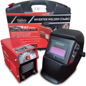 GENE ARC INVERTER WELDER KIT 140A CW AUTO DARK + 500G RODS