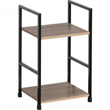 2 TIER FLAT PACK SLIM SHELVES