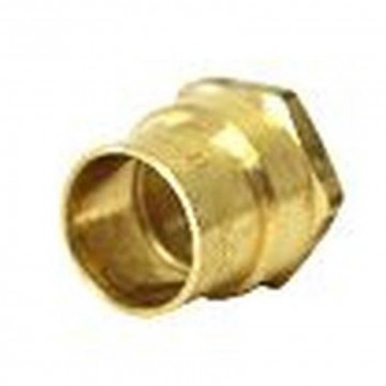 Capillary Reducing Coupler Straight Female 22MMx3/4 Inch Brass