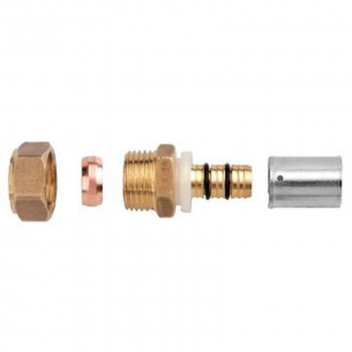 RIFENG STRAIGHT MULTI WELDED COPPER UNION 20X20MM