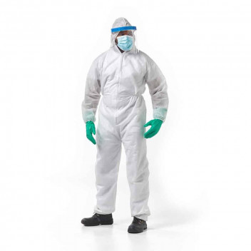 DROMEX NON-WOVEN DISPOSABLE OVERALL COVERALL 2XL