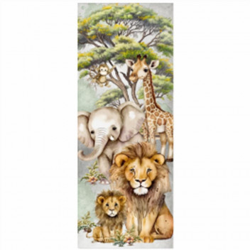 NON TEAR GARDEN SAFARI BABES DOOR SIZE DECO 815X2050MM