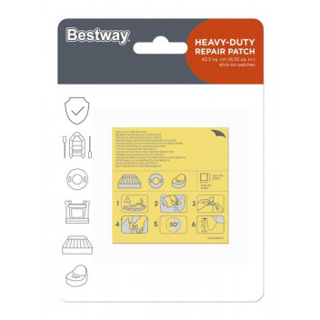 HEAVY DUTY REPAIR PATCH 42.3CMï¿½ STICK ON PATCHES.