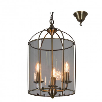 EUROLUX BRASS SPENCER PENDANT LIGHT 270MM