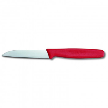 VICTORINOX PARING KNIFE STRAIGHT EDGE RED 8CM