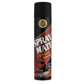 SPRAYMATE BLACK HI-HEAT SPRAY PAINT 250ML