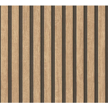 BROWN WOODEN PANEL 0.53X10M