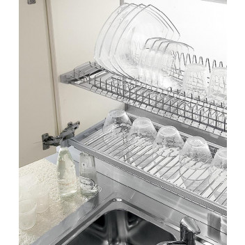 CHROME WIRE DRIP TRAY 900MM