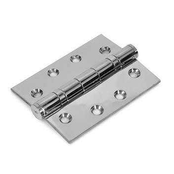 HINGE BUTT BALL BEARING HIN-10034BG STAINLESS STEEL 100X75MM