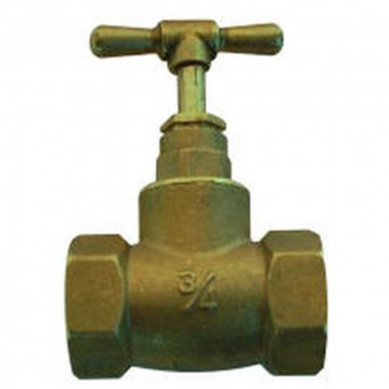 TAP STOP ROUGH BRASS FEMALE X FEMALE 20MM