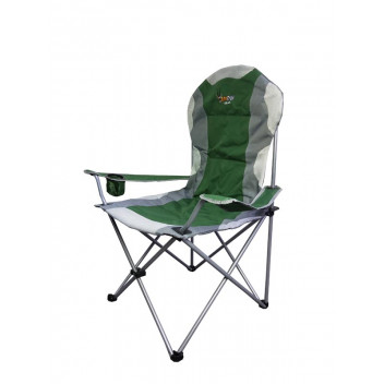 ROAN PADDED HIGH BACK CHAIR GREEN 130KG