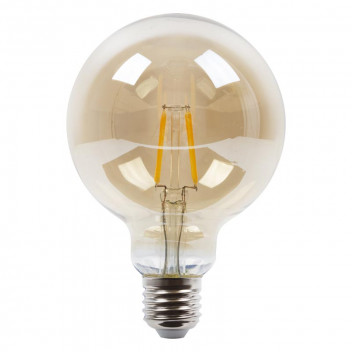 EUROLUX LED FILAMENT BULB AMBER E27 MAXI 4W 2800K