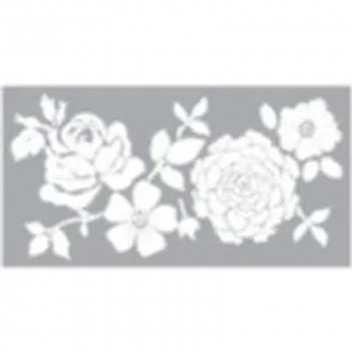 FLOWER BORDER STENCIL