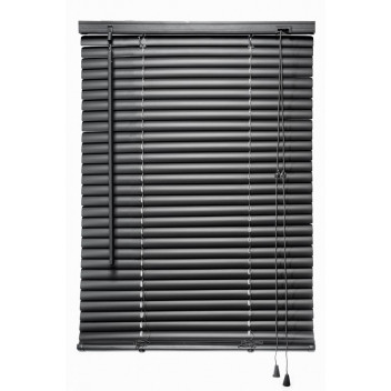 VENETIAN DARK GREY PVC BLIND 25X600X1000MM