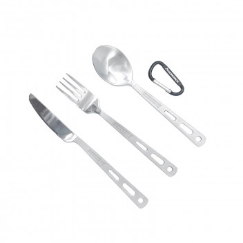 NORDROK LIGHTWEIGHT KNIFE FORK AND SPOON CUTLERY SET