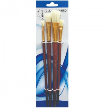 BRUSH SET  ABC940400 NATURAL WHITE 4PIECE