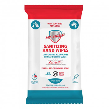 MY SHIELD HAND SANITIZING WIPES