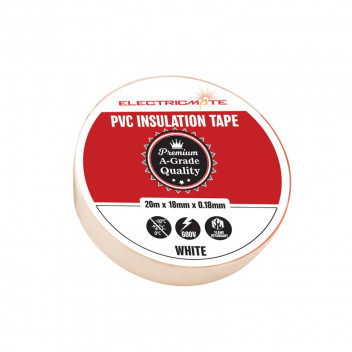 ELECTRICMATE INSULATION TAPE WHITE 20M