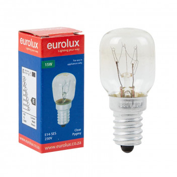 EUROLUX INCANDESCENT BULB PIGMY E14 15W 2700K