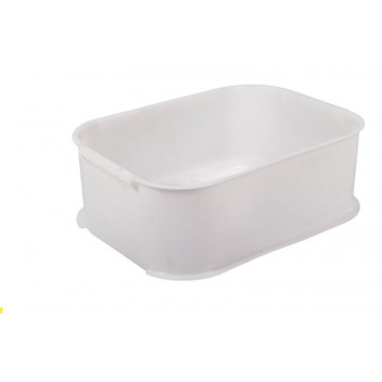WHITE SMALL MEAT TRAY 492MMX460MMX178MM 30L