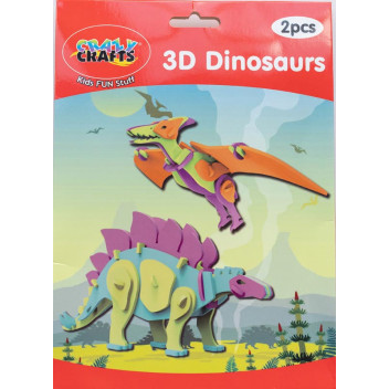 3D FOAM CRAFT DIY DINOUSAUR