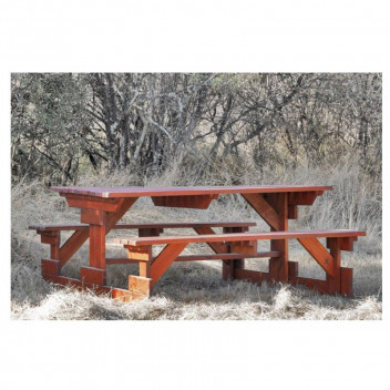BENCH PICNIC 6SEAT 2700MM W/WAYS