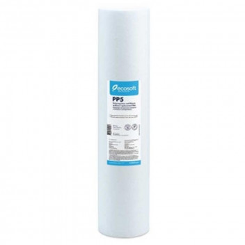 ECOSOFT MELTBLOWN FILTER SEDIMENT POLYPROPYLENE BB20 5 MICRON