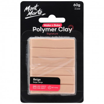 MAKE N BAKE BEIGE POLYMER CRAFT CLAY