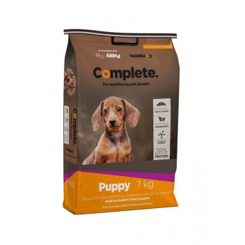 COMPLETE SMALL MEDIUM 28PERCENT PROTEIN PUPPY DOG FOOD 7KG