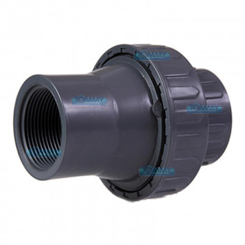 THREADED UNION SOCKET PVC CHECK VALVE 50MM