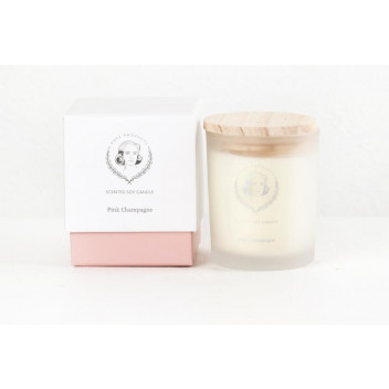 CANDLE SOY SCENTED AP141 PINK CHAMPAGNE 160G ANKE