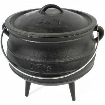 3 LEG CAST IRON NO2 COOKING POT 6L