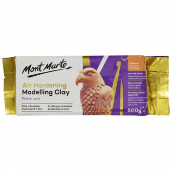 MONT MARTE TERRACOTTA PREMIUM AIR HARDENING MODELLING CLAY 500G