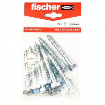 FISCHER COACH SCREW 10PIECE