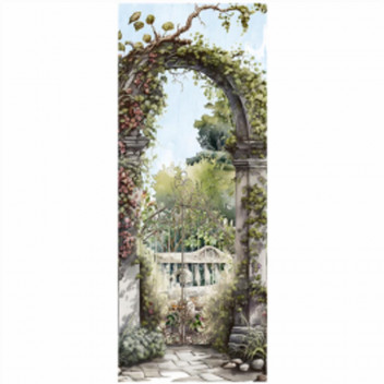 NON TEAR GARDEN ARCH VIEW DOOR DECO 815X2050MM