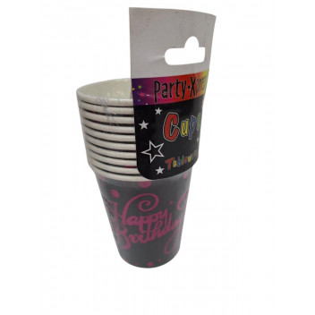 CUP PARTY  PX2271  SPARKLING FIZZ PINK   8PP