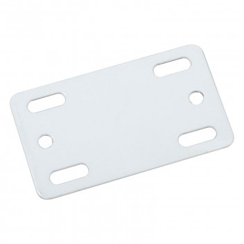 BRACKET PPSB002-2 FLAT STEEL  WHITE  2