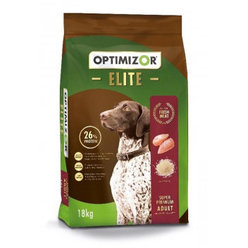 OPTIMIZOR ELITE DOG FOOD 26% PROTEIN FRESH CHICKEN 18KG