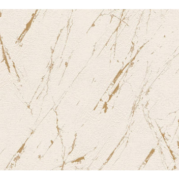 BEIGE GOLD LUXURIOUS MARBLE WALLPAPER 0.53X10M