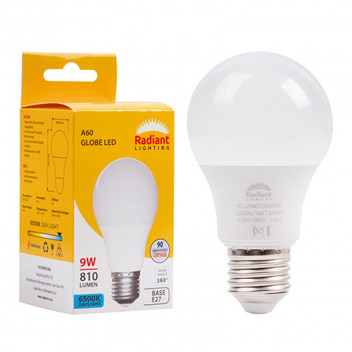 RADIANT LED BULB A60 E27 6500K