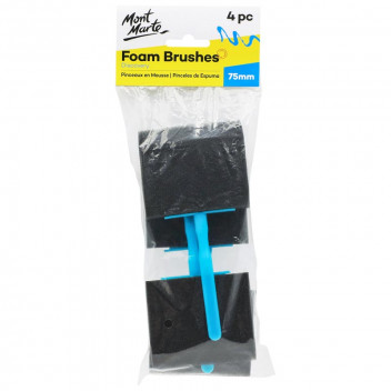 CRAFT 4 PIECE FOAM BRUSH APPLICATOR 75MM