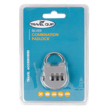 SILVER 3 DIGIT COMBO PADLOCK