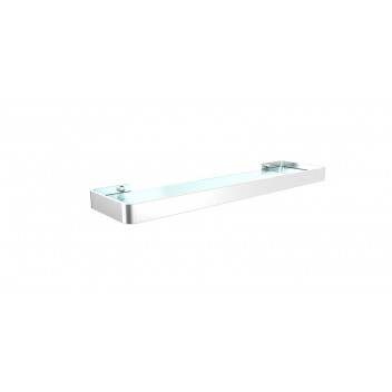 SHELF GLASS ONYX SILVER